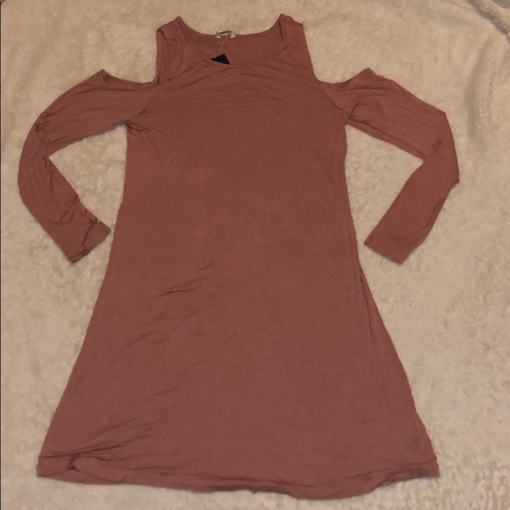 Forever 21 Long Sleeve Dress w/ Shoulder Cut Outs